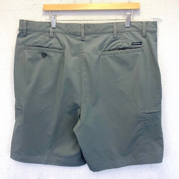 Chaps Ralph Lauren 78 Golf Cargo Shorts Mens Size 40 Gray Pockets Sport Flat - Picture 2 of 14